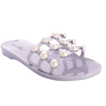 pearl embellished sandal
