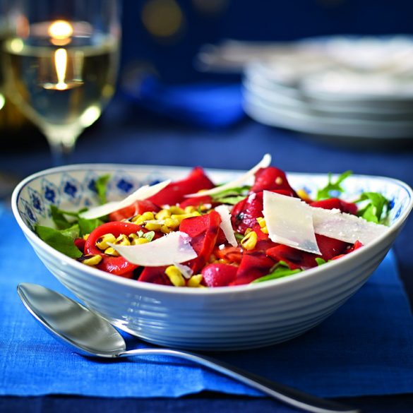 roasted pepper and sweetcorn salad recipe