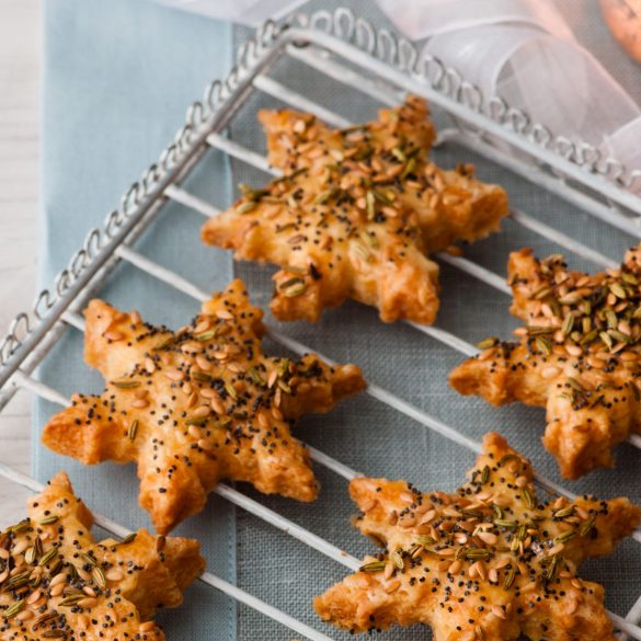 seeded cheese biscuits