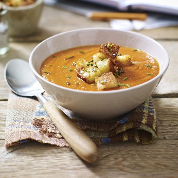 Storecupboard lentil soup recipe