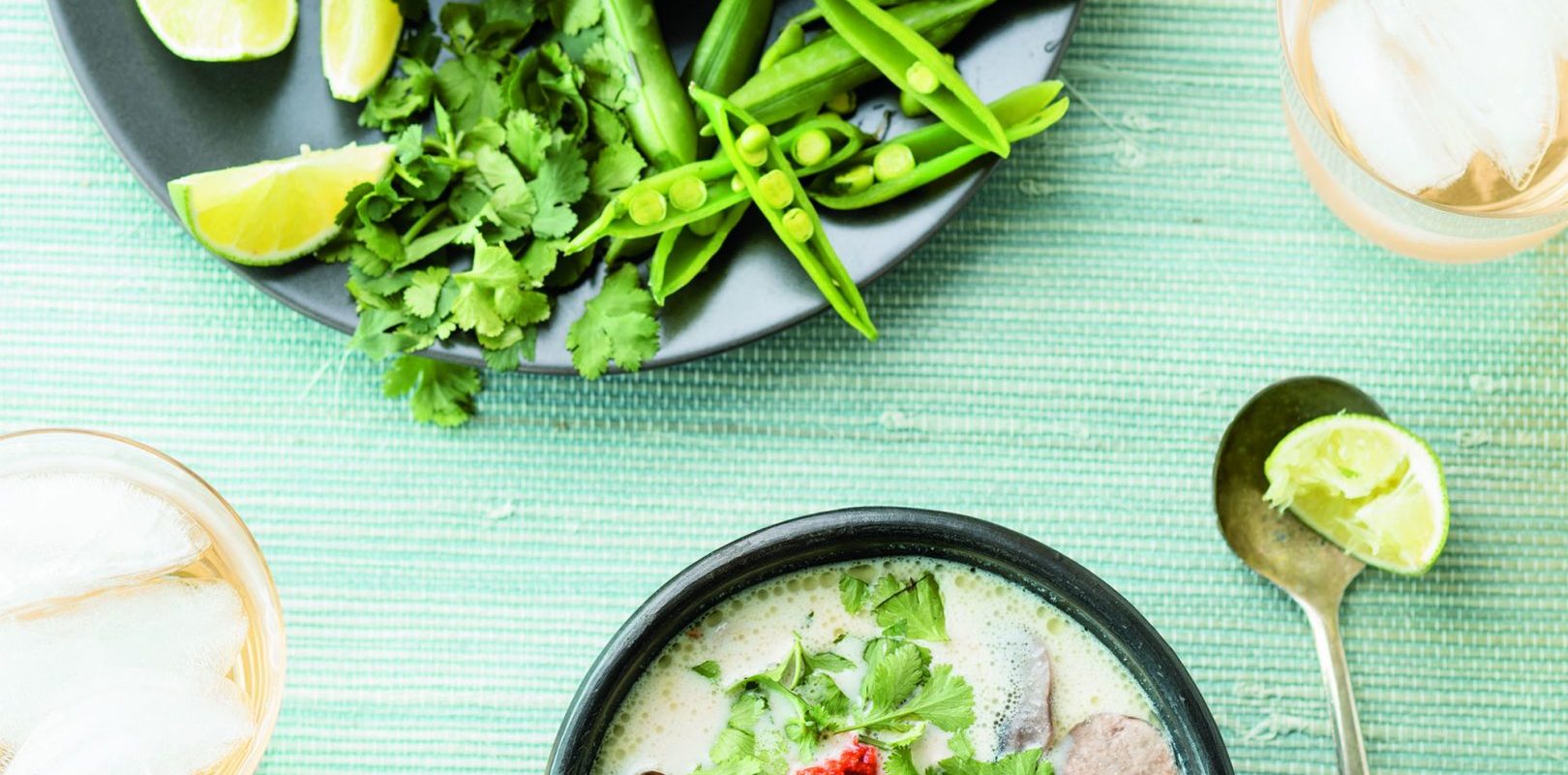 Thai ginger-chicken soup recipe