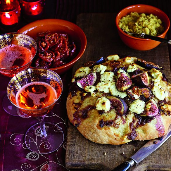 Focaccia With Red Onions And Figs Recipe