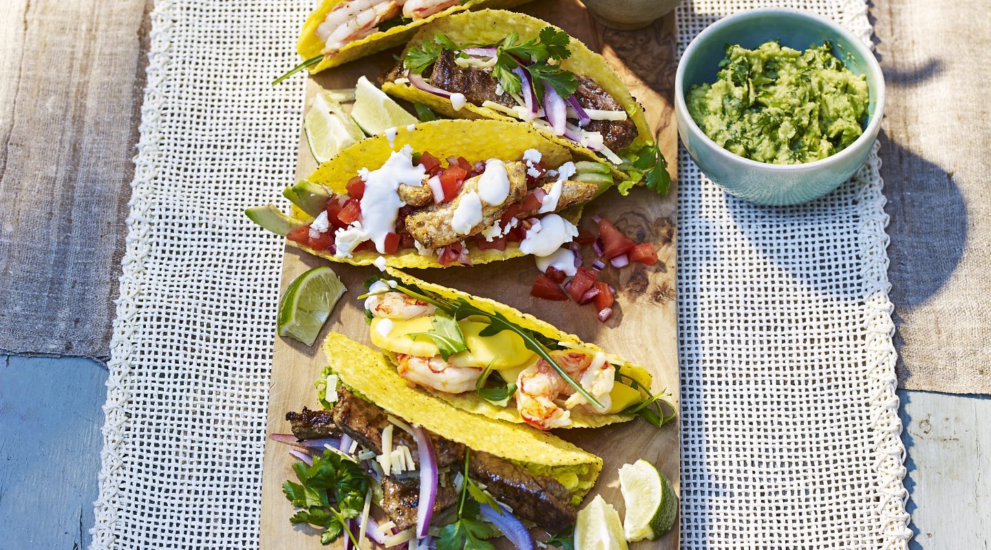 Tacos three ways recipe