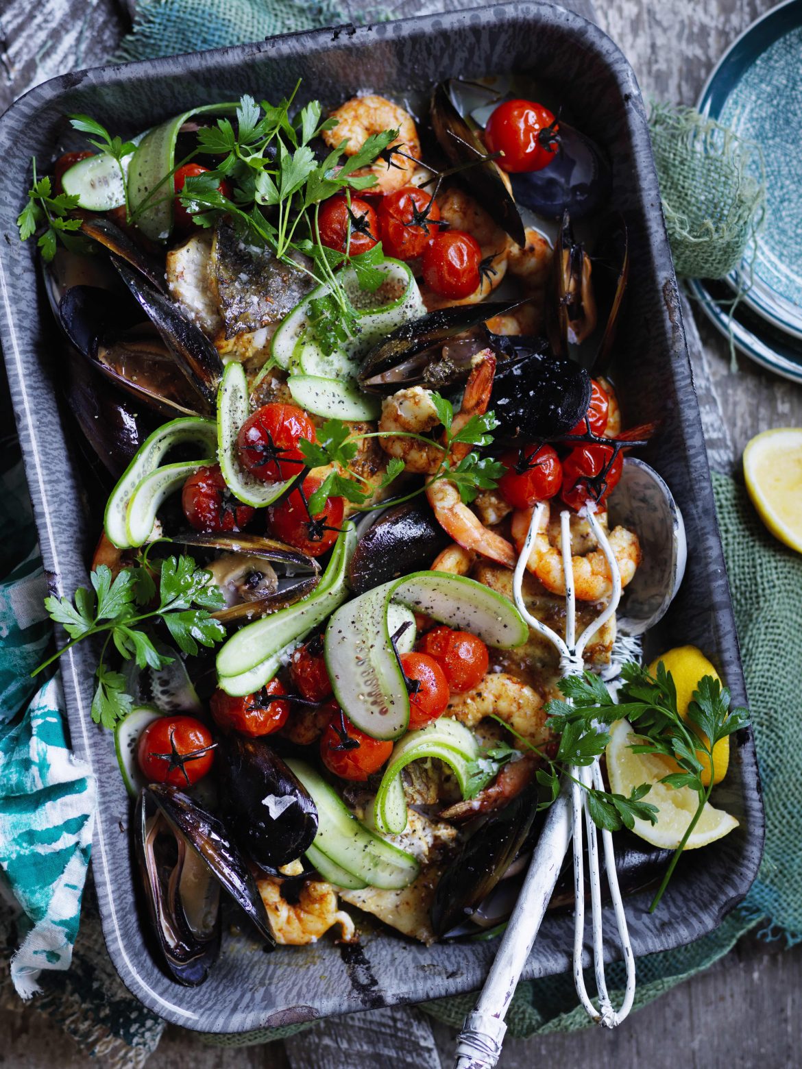 Morrocan-inspired mixed grill