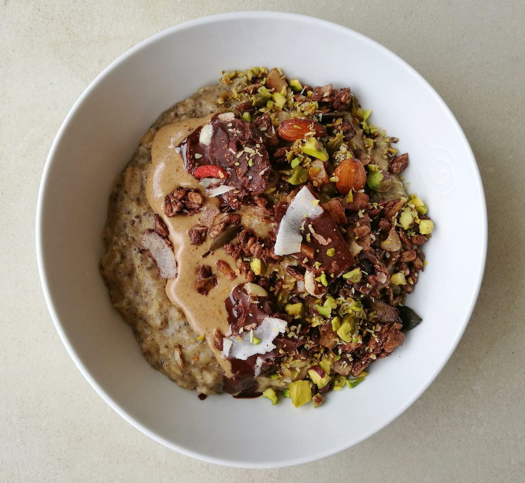 Healthy Girl Rocky Road Inspired Porridge