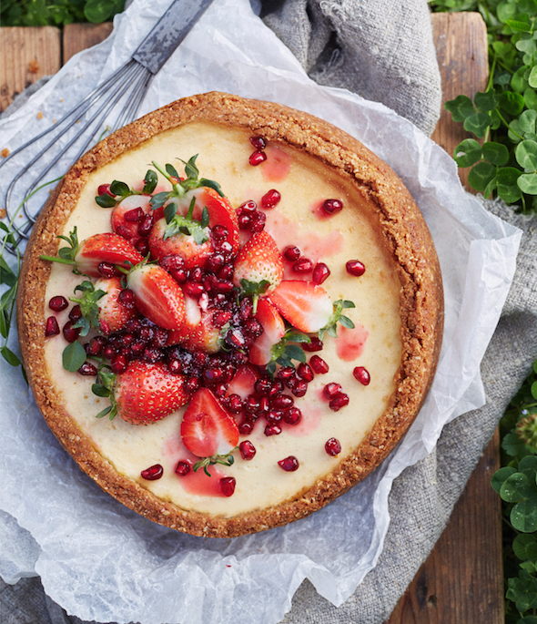Baked Labneh Cheesecake