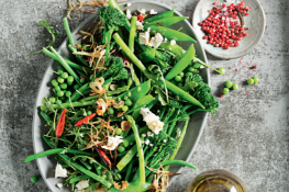 Sauteed Greens With Rocket And Feta