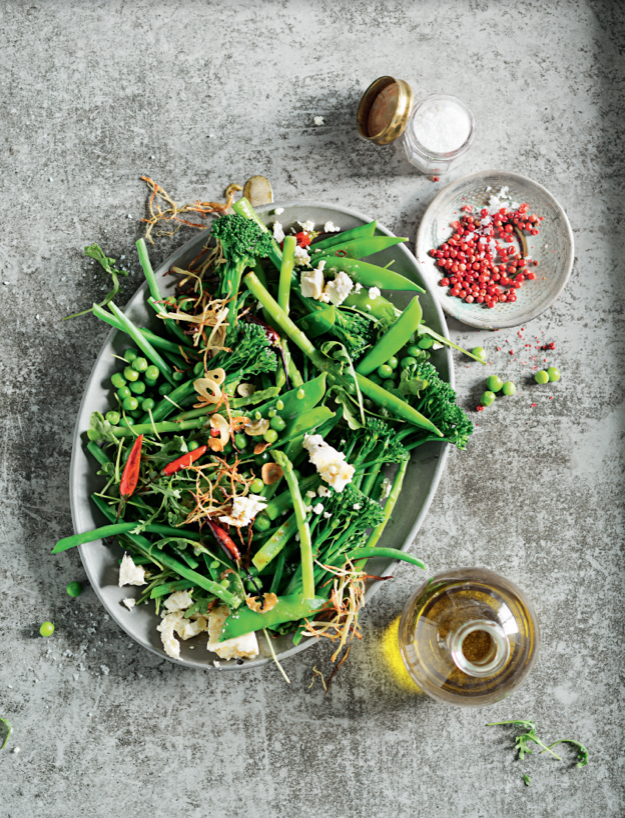 Siba Mtongana’s Sauteed Greens With Rocket And Feta Recipe