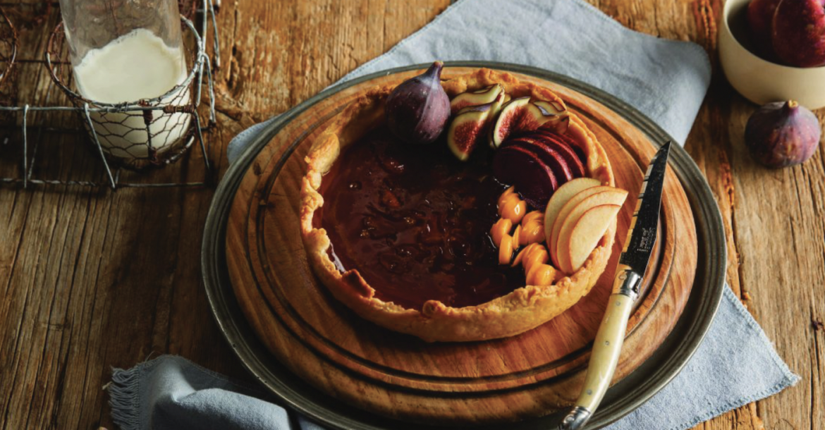 Fruit crème brûlée tart recipe