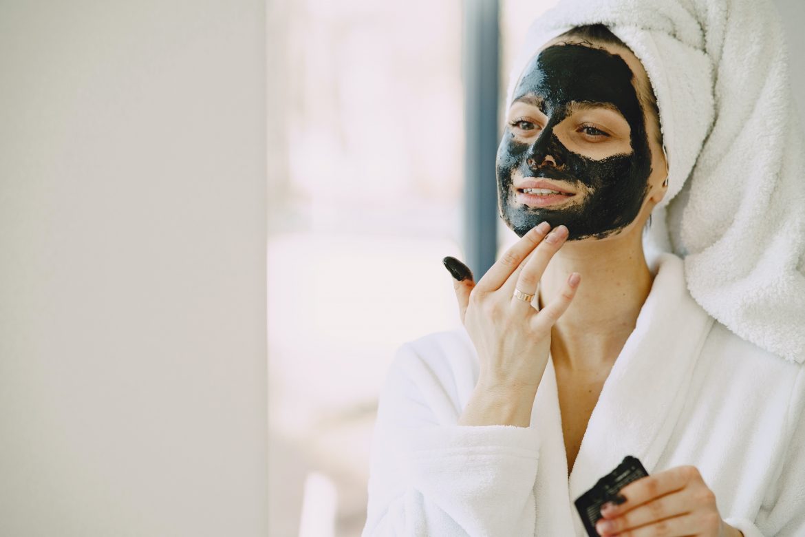 DIY activated charcoal mask