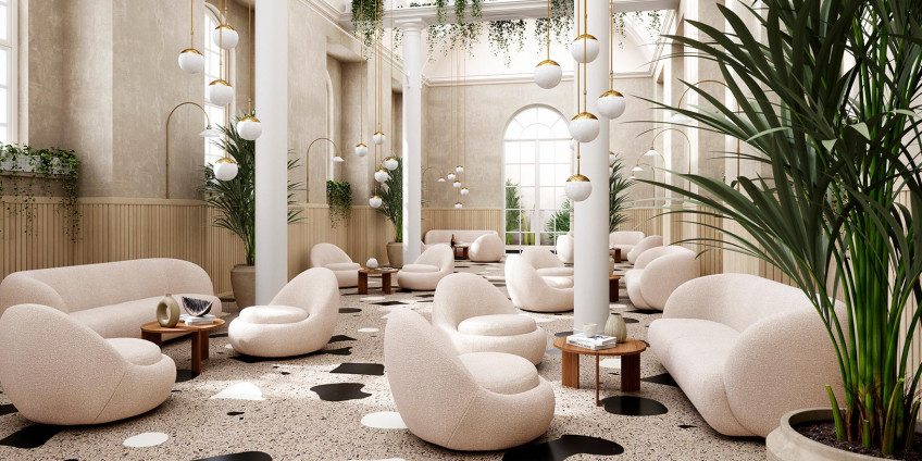 Bouclé sofas are the dreamiest decor trend right now