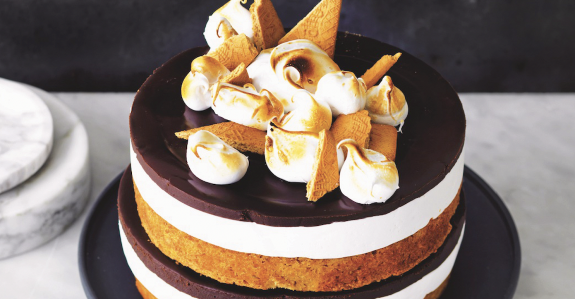 Toasted S’mores Cake