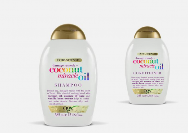 ogx coconut miracle oil shampoo and conditioner