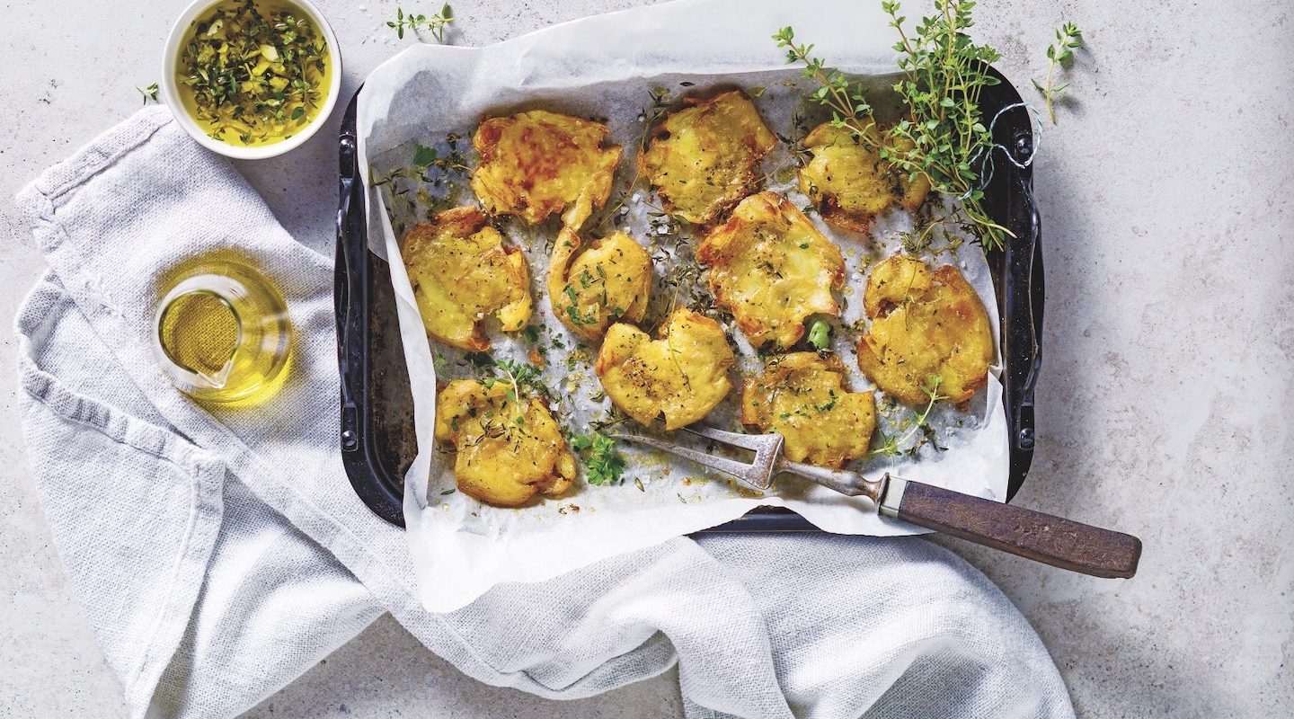 Smashed potatoes recipe