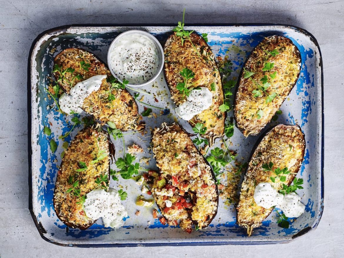 Greek-Style Baked Brinjal