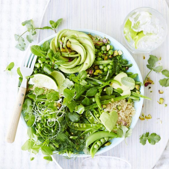Easy Green couscous salad