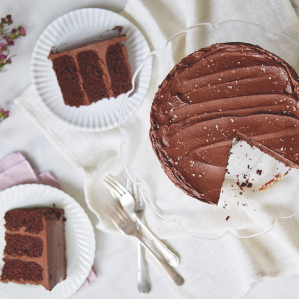 Chocolate soured cream cake recipe