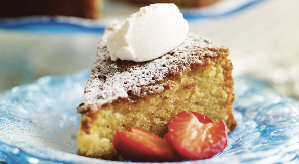 Almond, polenta and honey cake recipe