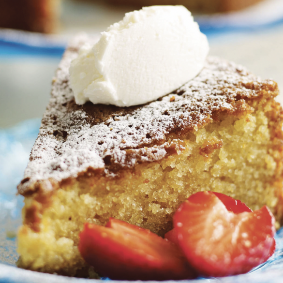 Almond, polenta and honey cake recipe