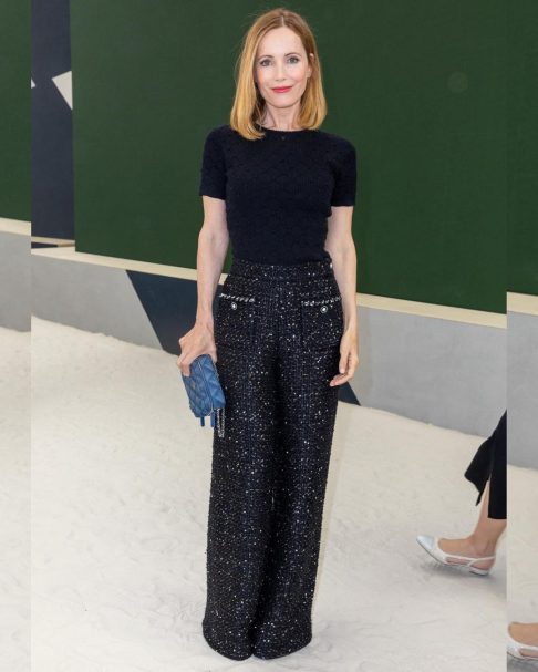 leslie mann couture week in europe