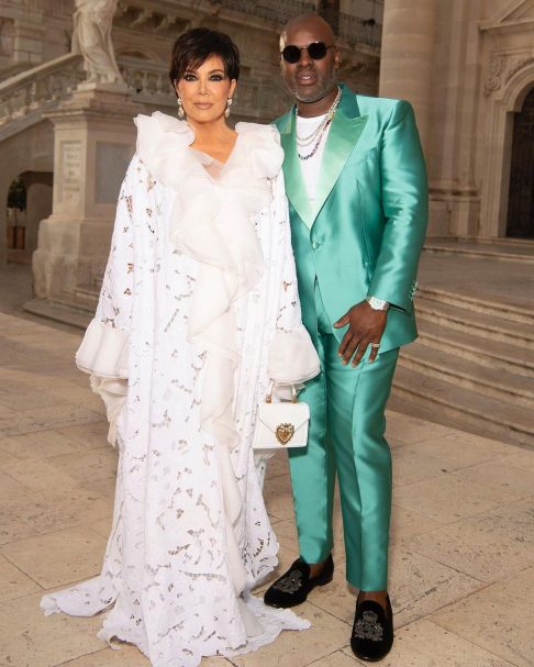 kris jenner couture week in europe