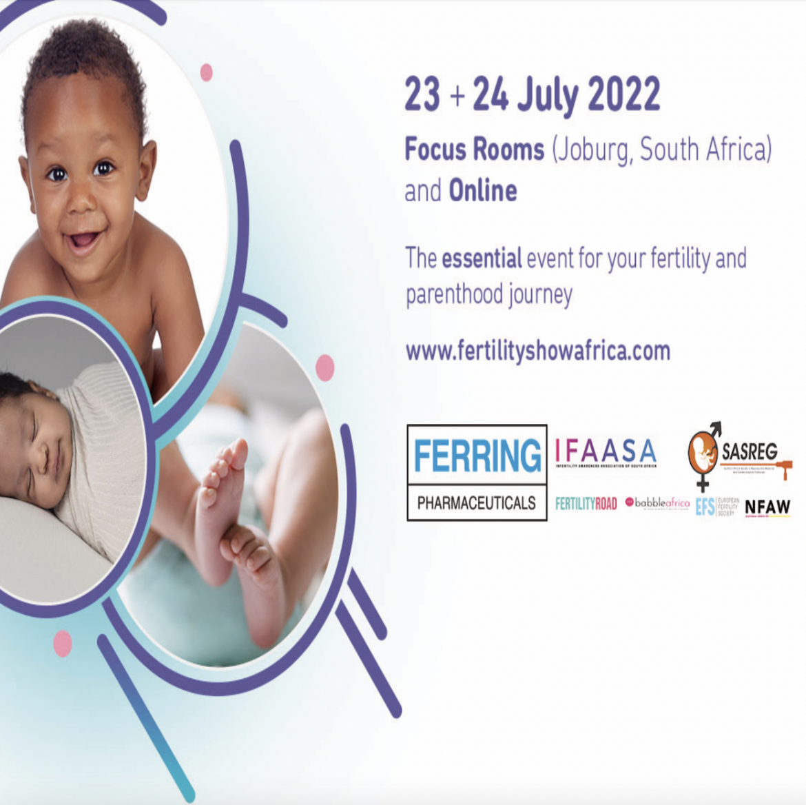 Join us at Fertility Show Africa. This year it’s FREE!