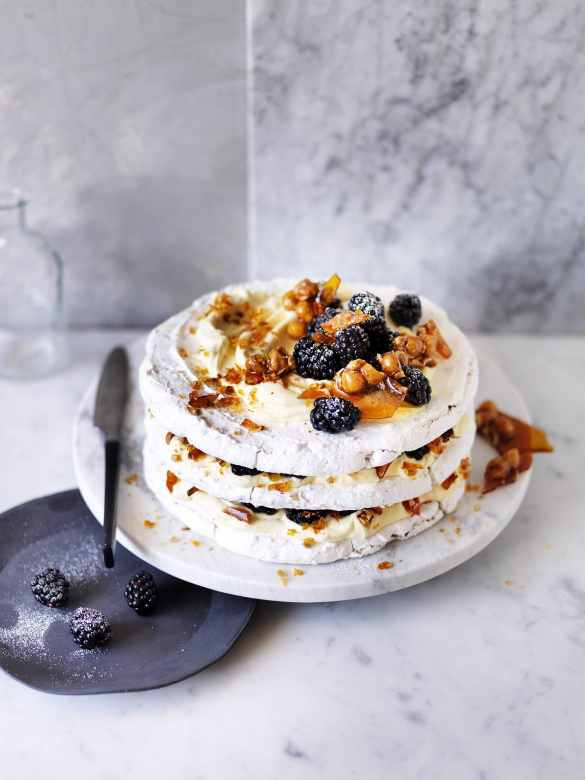 The blackberry, mascarpone & coconut meringue cake of dreams