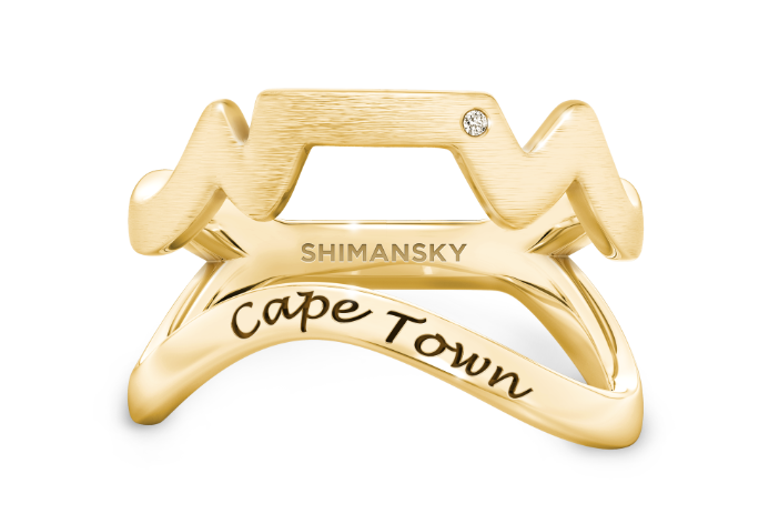 You can now wear Cape Town on your finger thanks to Shimansky Jewellers