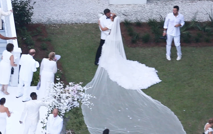 Tears, joy and all-white glamour –JLo and Ben Affleck’s second ceremony