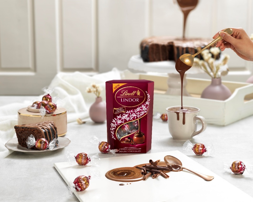 Indulge in the best of both worlds with the new LINDOR Double Chocolate