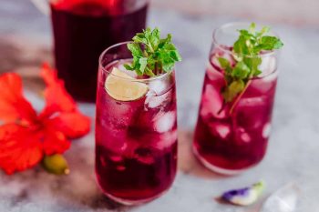 hibiscus tea can be served hot or cold