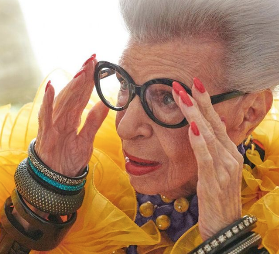 101 has never been more stylish – Iris Apfel