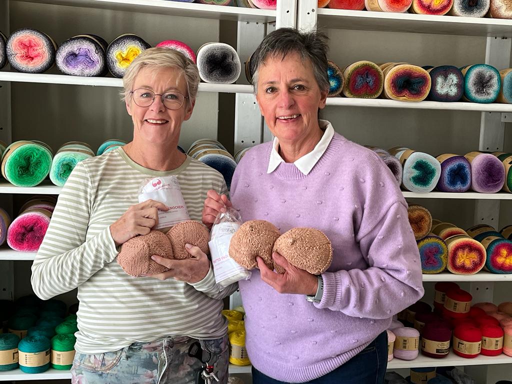 Local women knitting prosthetic breasts for cancer survivors