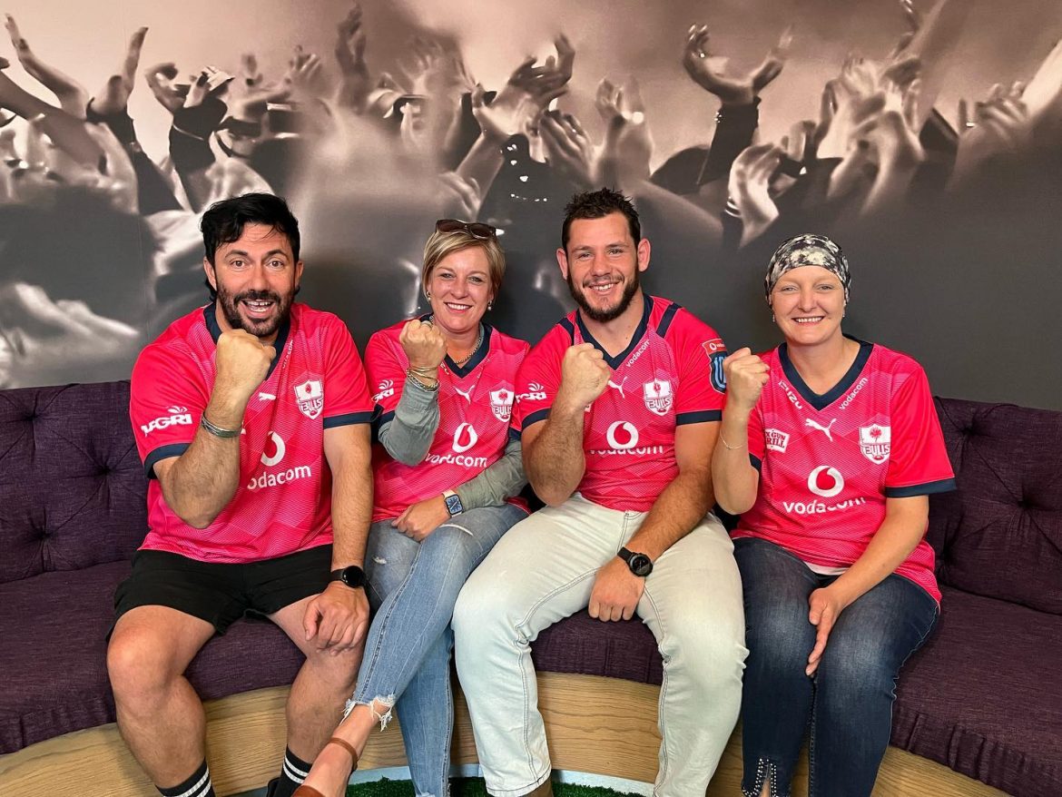 Breast cancer patient recieves a surprise from Vodacom and Blue Bulls