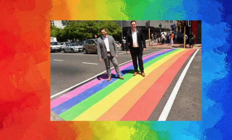 Meet the new rainbow road honouring Green Point’s LGBTQIA+ community