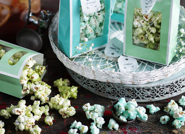 Gluten-free candied popcorn has never tasted so good