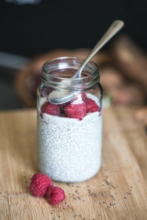 Chia seed overnight oats