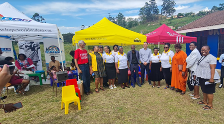 Builders and Hope Worldwide SA celebrate the launch of newly renovated Lethokuhle Preschool ECD Centre