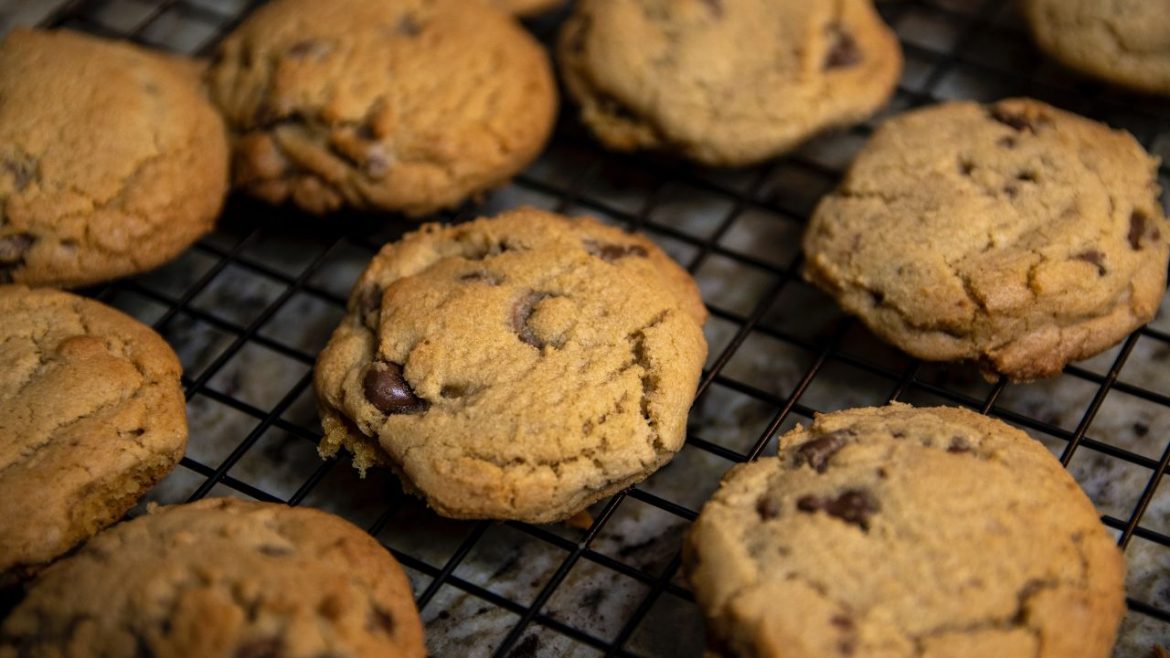 Choc chip cookies in 2 minutes! You’re welcome