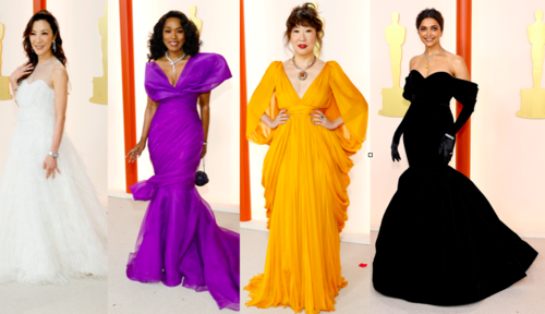 Stand out fashion on the champagne carpet at 2023’s Academy Awards