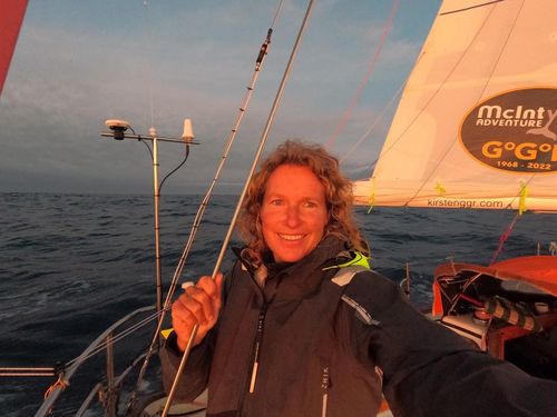 South African sailor makes history in around-the-world solo race