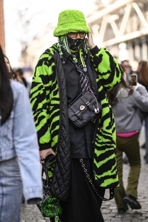 Paris fashion week muppet hat