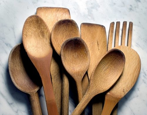The best hack to clean wooden spoons