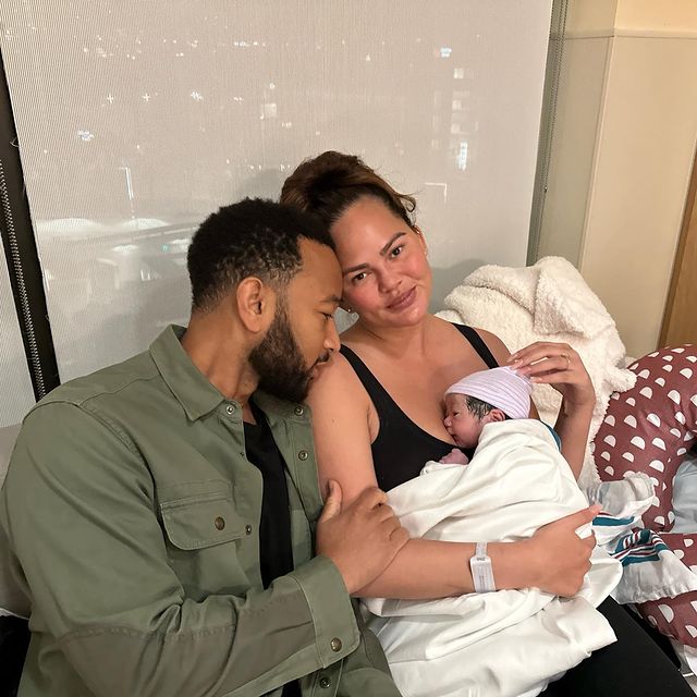 Chrissy Teigen and John Legend welcome fourth baby via surrogate