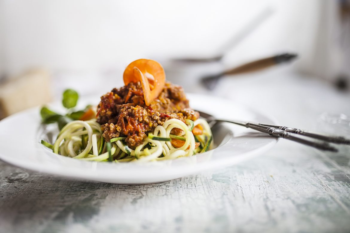 A delicious velvety spaghetti bolognaise for comfort