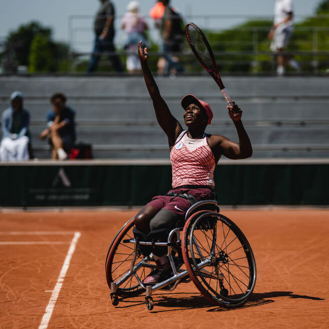 SA’s Kgothatso Montjane makes history & secures title at French Open
