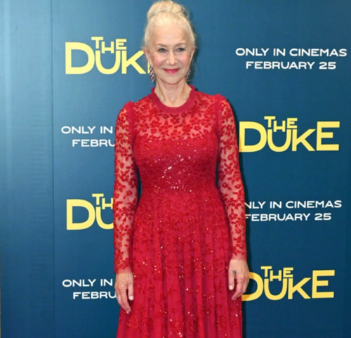 Sustainable fashion win: Dame Helen Mirren rents out red carpet looks