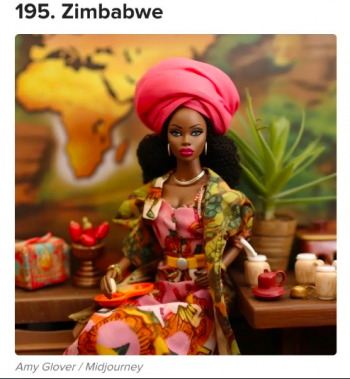 Zimbabwean AI Barbie