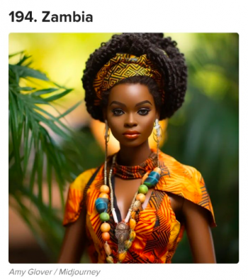 Zambian AI Barbie