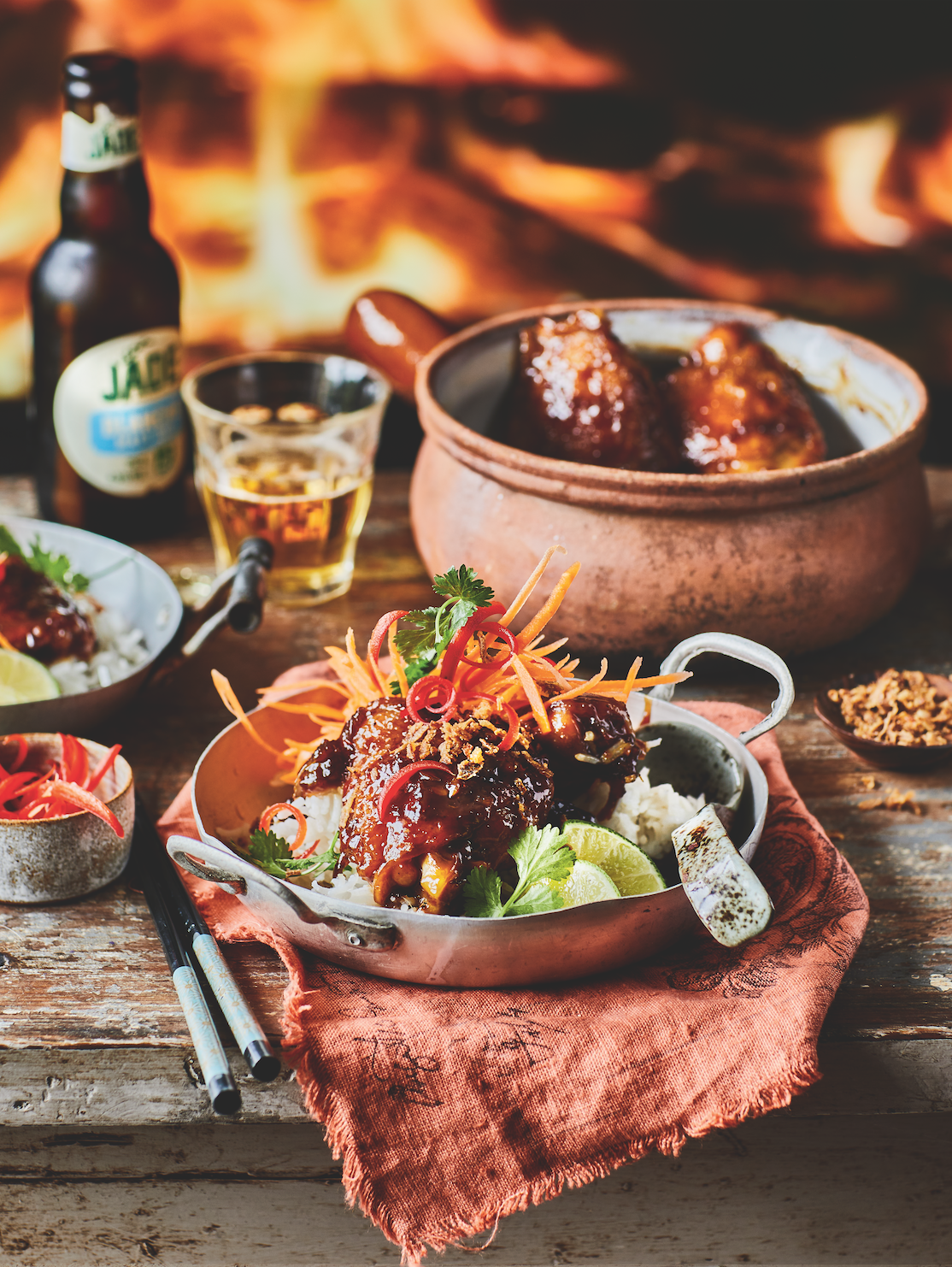 Vietnamese-style sticky caramel chicken